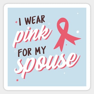 Breast Cancer Support Pink Ribbon Magnet